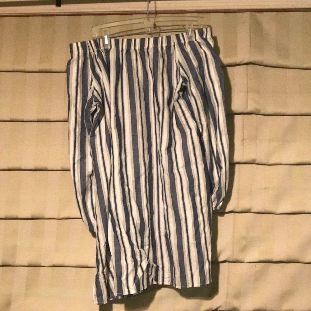 Long sleeved striped dress